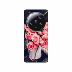 Husa personalizata tip carcasa HQPrint pentru Xiaomi 13 Ultra, model Flowers 22, multicolor, S1D1M0379