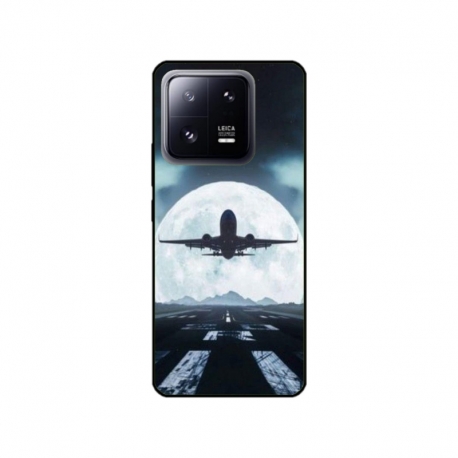 Husa personalizata tip carcasa HQPrint pentru Xiaomi 13 Pro, model Moon Landing, multicolor, S1D1M0077