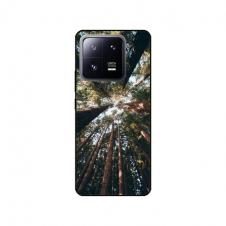 Husa personalizata tip carcasa HQPrint pentru Xiaomi 13 Pro, model Tree perspective, multicolor, S1D1M0079