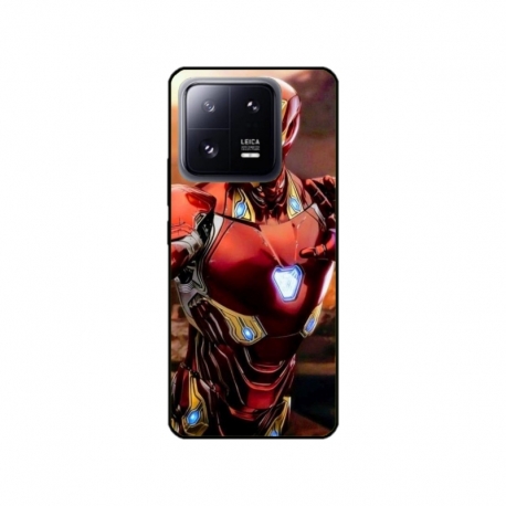 Husa personalizata tip carcasa HQPrint pentru Xiaomi 13 Pro, model Iron Man 1, multicolor, S1D1M0102