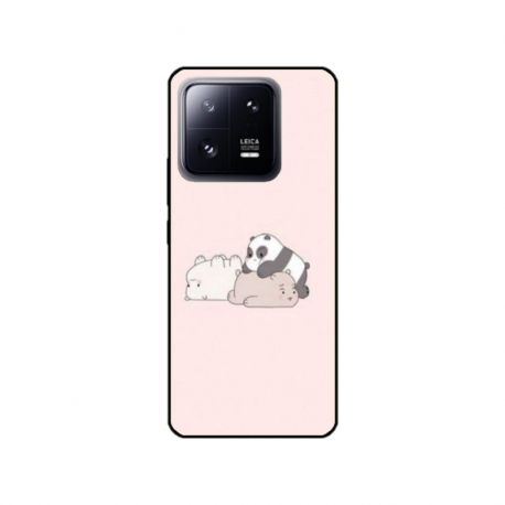 Husa personalizata tip carcasa HQPrint pentru Xiaomi 13 Pro, model Bears 3, multicolor, S1D1M0115