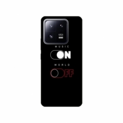 Husa personalizata tip carcasa HQPrint pentru Xiaomi 13 Pro, model Phone On World Off, multicolor, S1D1M0131
