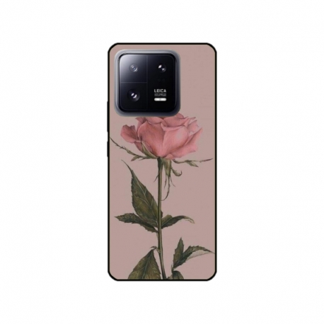 Husa personalizata tip carcasa HQPrint pentru Xiaomi 13 Pro, model Flowers 8, multicolor, S1D1M0141