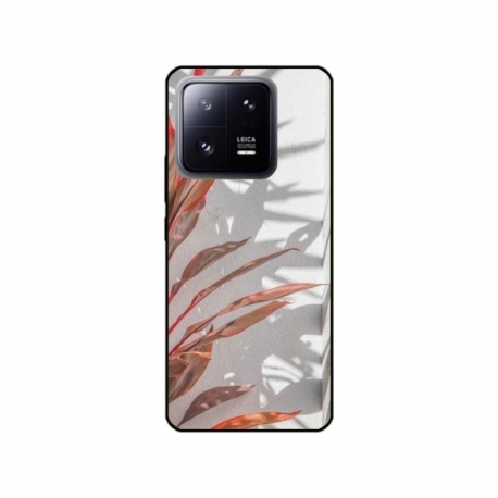 Husa personalizata tip carcasa HQPrint pentru Xiaomi 13 Pro, model Leaf Design 4, multicolor, S1D1M0155