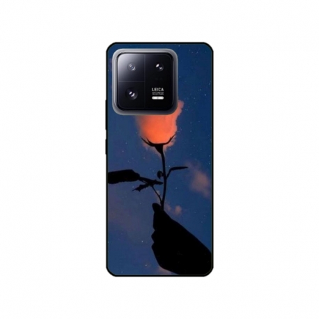 Husa personalizata tip carcasa HQPrint pentru Xiaomi 13 Pro, model Sky Flower, multicolor, S1D1M0159