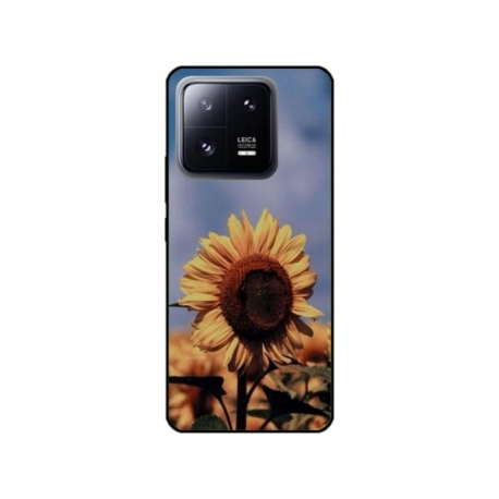 Husa personalizata tip carcasa HQPrint pentru Xiaomi 13 Pro, model Sunflower 1, multicolor, S1D1M0193