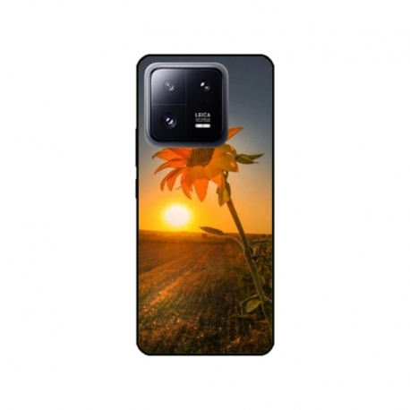 Husa personalizata tip carcasa HQPrint pentru Xiaomi 13 Pro, model Sunflower 2, multicolor, S1D1M0194