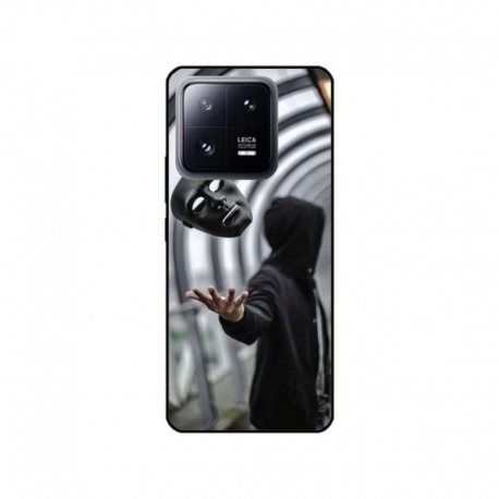 Husa personalizata tip carcasa HQPrint pentru Xiaomi 13 Pro, model Mask, multicolor, S1D1M0199