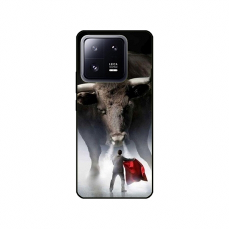 Husa personalizata tip carcasa HQPrint pentru Xiaomi 13 Pro, model Bull, multicolor, S1D1M0205