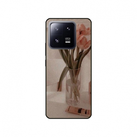 Husa personalizata tip carcasa HQPrint pentru Xiaomi 13 Pro, model Flowers 14, multicolor, S1D1M0208