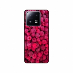 Husa personalizata tip carcasa HQPrint pentru Xiaomi 13 Pro, model Zmeura, multicolor, S1D1M0234