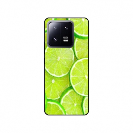 Husa personalizata tip carcasa HQPrint pentru Xiaomi 13 Pro, model Lime, multicolor, S1D1M0253