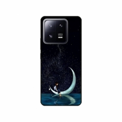 Husa personalizata tip carcasa HQPrint pentru Xiaomi 13 Pro, model Moon Fishing, multicolor, S1D1M0270