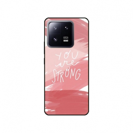 Husa personalizata tip carcasa HQPrint pentru Xiaomi 13 Pro, model You are Strong, multicolor, S1D1M0275