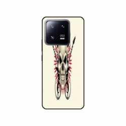 Husa personalizata tip carcasa HQPrint pentru Xiaomi 13 Pro, model Skull 1, multicolor, S1D1M0284