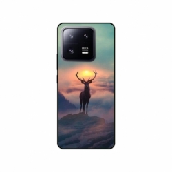 Husa personalizata tip carcasa HQPrint pentru Xiaomi 13 Pro, model Antlers, multicolor, S1D1M0303