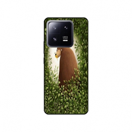 Husa personalizata tip carcasa HQPrint pentru Xiaomi 13 Pro, model Bear, multicolor, S1D1M0312