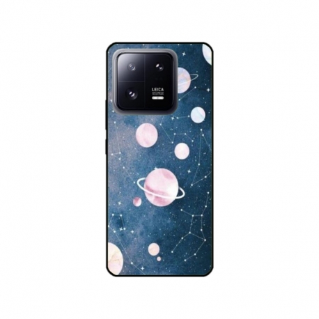 Husa personalizata tip carcasa HQPrint pentru Xiaomi 13 Pro, model Solar System, multicolor, S1D1M0313