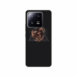 Husa personalizata tip carcasa HQPrint pentru Xiaomi 13 Pro, model Triangle Rose, multicolor, S1D1M0316