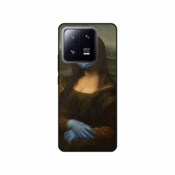 Husa personalizata tip carcasa HQPrint pentru Xiaomi 13 Pro, model Covid Mona Lisa, multicolor, S1D1M0327