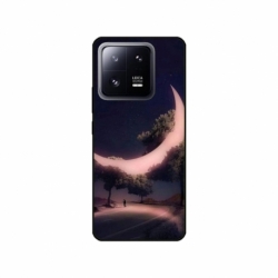 Husa personalizata tip carcasa HQPrint pentru Xiaomi 13 Pro, model Moon in the Trees, multicolor, S1D1M0331
