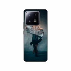 Husa personalizata tip carcasa HQPrint pentru Xiaomi 13 Pro, model Burn the News, multicolor, S1D1M0345