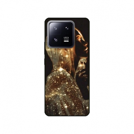 Husa personalizata tip carcasa HQPrint pentru Xiaomi 13 Pro, model Golden Girl, multicolor, S1D1M0350