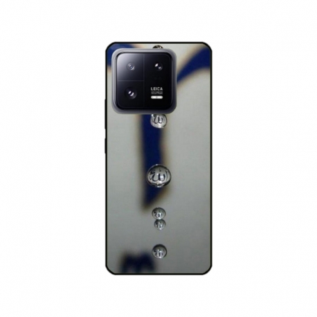 Husa personalizata tip carcasa HQPrint pentru Xiaomi 13 Pro, model Droplets, multicolor, S1D1M0353