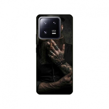 Husa personalizata tip carcasa HQPrint pentru Xiaomi 13 Pro, model Beard Man, multicolor, S1D1M0355