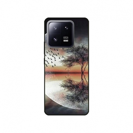 Husa personalizata tip carcasa HQPrint pentru Xiaomi 13 Pro, model Time Flies 3, multicolor, S1D1M0366