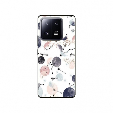 Husa personalizata tip carcasa HQPrint pentru Xiaomi 13 Pro, model Abstract 6, multicolor, S1D1M0372