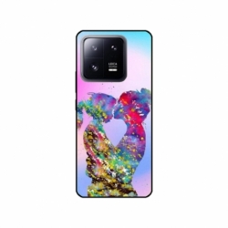 Husa personalizata tip carcasa HQPrint pentru Xiaomi 13 Pro, model Colorful Love, multicolor, S1D1M0376