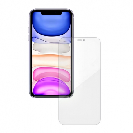 Folie de protectie transparenta compatibila cu Apple iPhone 11 Pro Max, Case Friendly, HQCover, Regenerabila, silicon