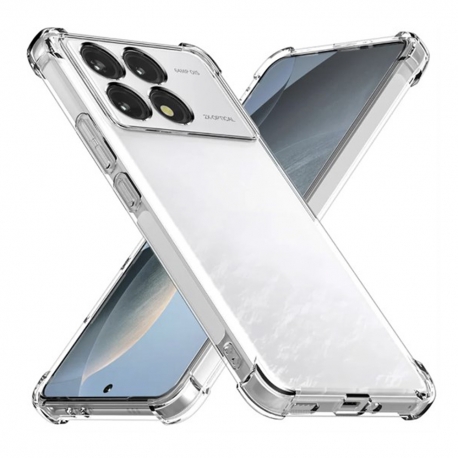 Carcasa Shockproof Clear Silicone - Xiaomi Poco F6 Pro - Clear
