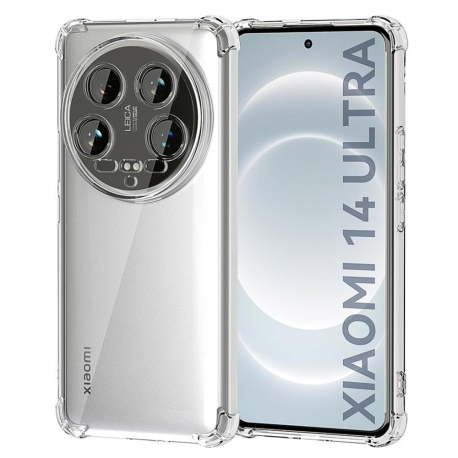 Carcasa Shockproof Clear Silicone - Xiaomi 14 Ultra - Clear