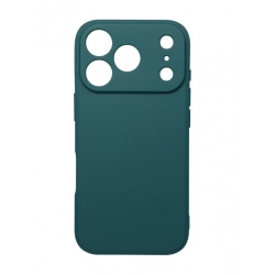 Husa silicon Iphone 17 Pro Verde Inchis