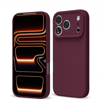 Husa silicon Iphone 17 Pro Rosu
