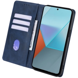 Husa Flip Leather » Samsung A35 (A356), Deluxe, Magnetic Wallet, Black