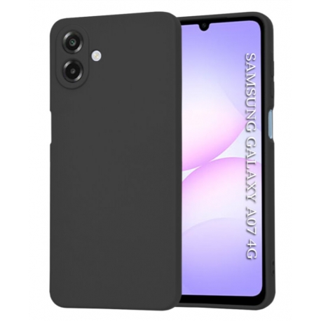 Husa silicon Samsung A07, Negru