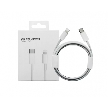 Cablu de date compatibil cu iPhone USB Type-C - Light iph 14, 13, 12, 12 pro max, 2m, 37w