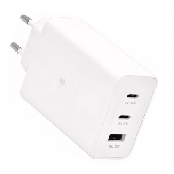 Incarcator Universal Trio, Adaptor Fast Charge 65W, 2xUSB-C 1x USB-A, Cablu de 95 cm