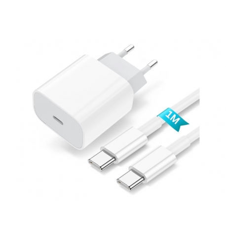 Încărcător super rapid Apple Proof 35W pentru iPhone 17 / 17 Pro / 17Pro Max, cablu USB C, alb