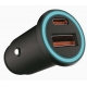 Încărcător auto Power Delivery 38W 12-24V/3A USB/C negru