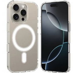 Husa iPhone 16 Pro Techsuit MagSafe Pro, transparenta