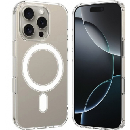 Husa iPhone 16 Pro Techsuit MagSafe Pro, transparenta