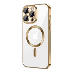 Husa iPhone 15 Pro MagSafe, auriu