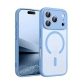 Husă compatibilă cu Apple iPhone 17 Pro Max, MagSafe, Anti-Șoc, Protecție Completă, Albastru,