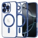 Husă iPhone 15 Pro, Husă iPhone 14 Pro, MagSafe, Transparentă, Ramă Neagră, Transparentă, Ramă Neagră