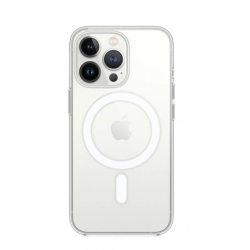 Husă iPhone 15 Pro, MagSafe, Transparentă, Ramă Neagră