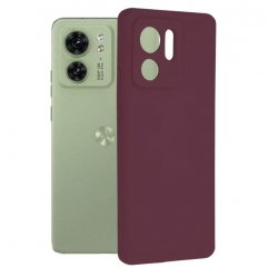 Husa Silicon Motorola Edge 40 , Rosu